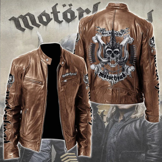 LIMITED EDITION - NEW CUSTOMIZED MOTÖRHEAD MOTORCYCLE LEATHER JACKET