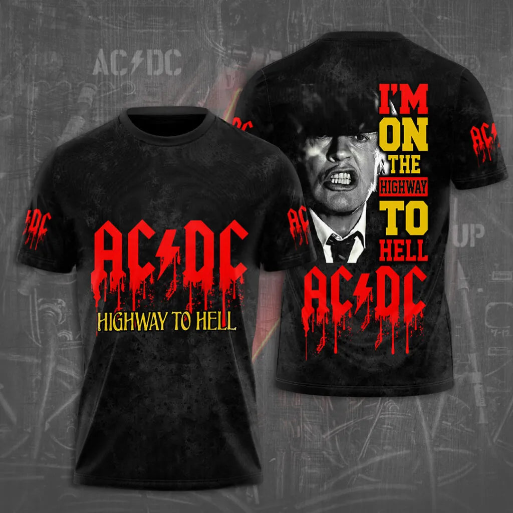 LIMITED EDITION - NEW CUSTOMIZED AC/DC T-SHIRT, HOODIE, ZIP HOODIE