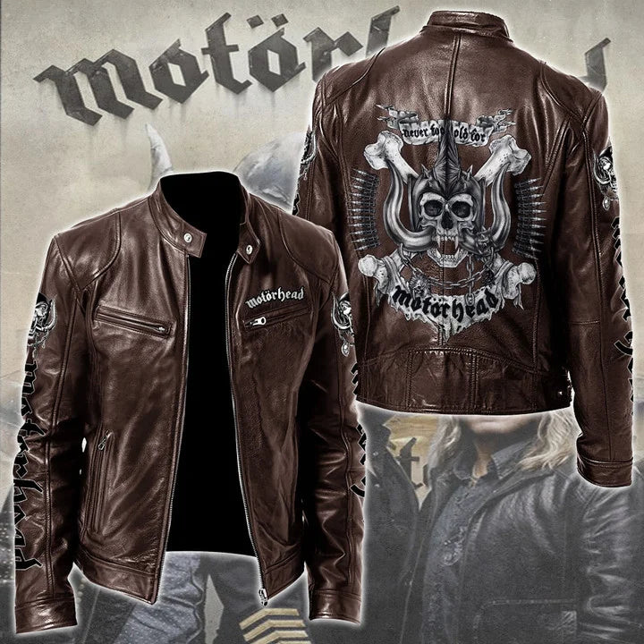 LIMITED EDITION - NEW CUSTOMIZED MOTÖRHEAD MOTORCYCLE LEATHER JACKET
