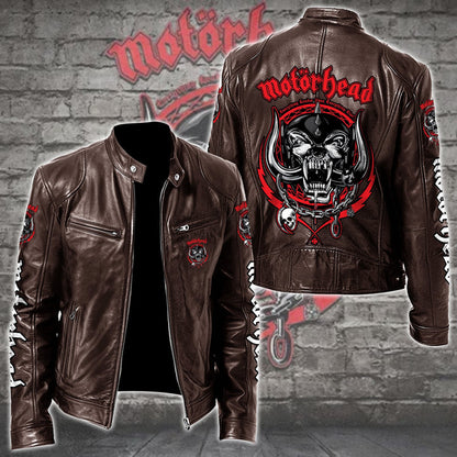 LIMITED EDITION - NEW CUSTOMIZED MOTÖRHEAD MOTORCYCLE LEATHER JACKET