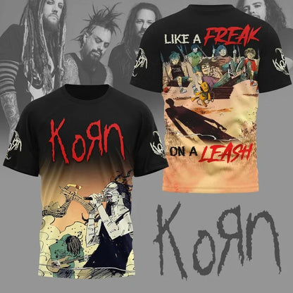 LIMITED EDITION - NEW CUSTOMIZED KORN T-SHIRT, HOODIE, ZIP HOODIE