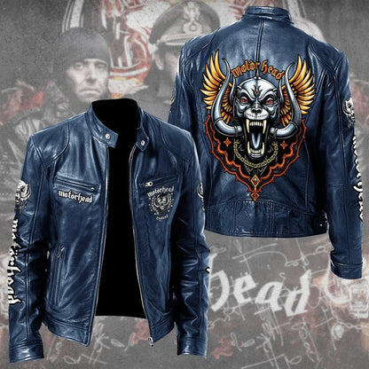 LIMITED EDITION - NEW CUSTOMIZED MOTÖRHEAD MOTORCYCLE LEATHER JACKET