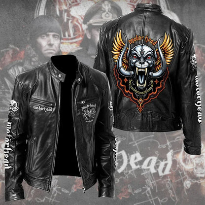 LIMITED EDITION - NEW CUSTOMIZED MOTÖRHEAD MOTORCYCLE LEATHER JACKET