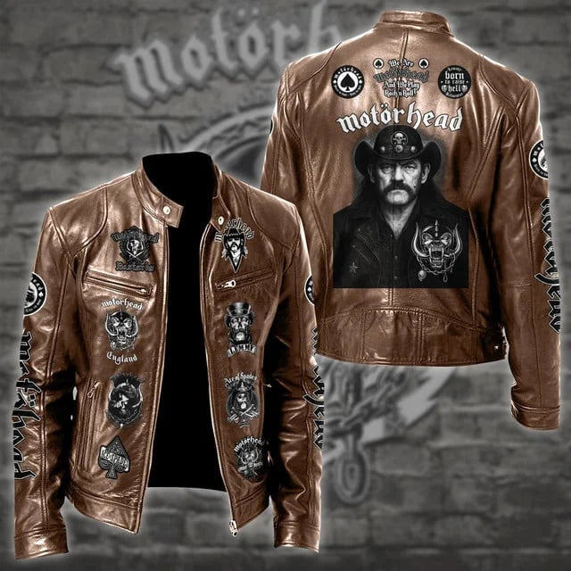 LIMITED EDITION - NEW CUSTOMIZED MOTÖRHEAD MOTORCYCLE LEATHER JACKET