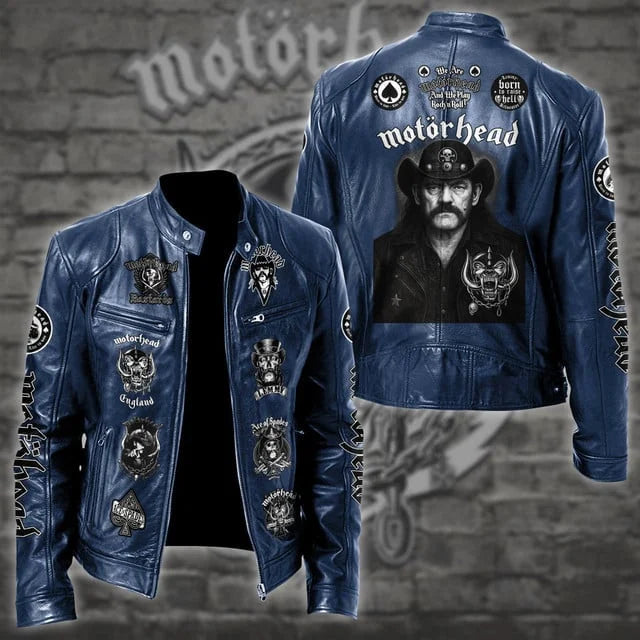 LIMITED EDITION - NEW CUSTOMIZED MOTÖRHEAD MOTORCYCLE LEATHER JACKET