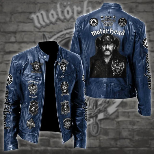 LIMITED EDITION - NEW CUSTOMIZED MOTÖRHEAD MOTORCYCLE LEATHER JACKET