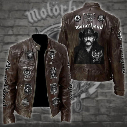 LIMITED EDITION - NEW CUSTOMIZED MOTÖRHEAD MOTORCYCLE LEATHER JACKET