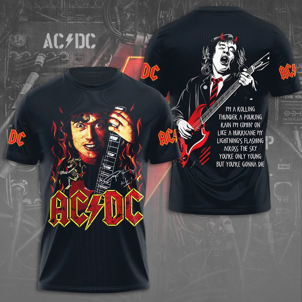 LIMITED EDITION - NEW CUSTOMIZED AC/DC T-SHIRT, HOODIE, ZIP HOODIE