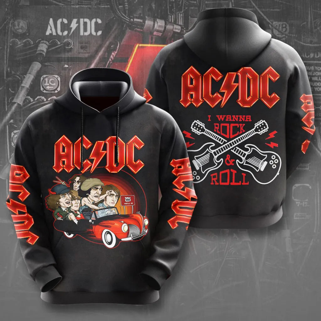 LIMITED EDITION - NEW CUSTOMIZED AC/DC T-SHIRT, HOODIE, ZIP HOODIE
