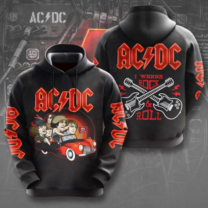 LIMITED EDITION - NEW CUSTOMIZED AC/DC T-SHIRT, HOODIE, ZIP HOODIE