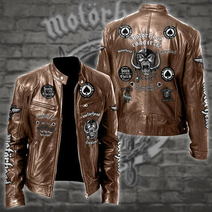 LIMITED EDITION - NEW CUSTOMIZED MOTÖRHEAD MOTORCYCLE LEATHER JACKET