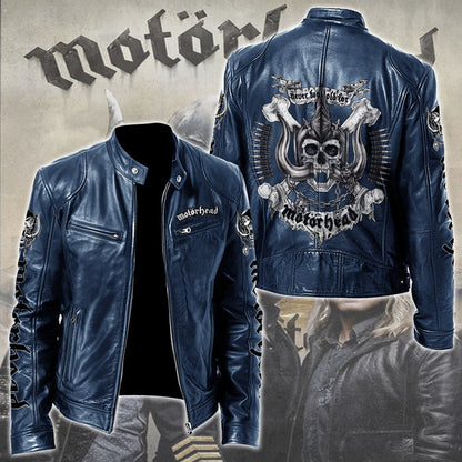 LIMITED EDITION - NEW CUSTOMIZED MOTÖRHEAD MOTORCYCLE LEATHER JACKET
