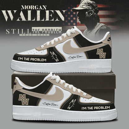 LIMITED EDITION - NEW CUSTOMIZED MORGAN WALLEN AF1 SHOES