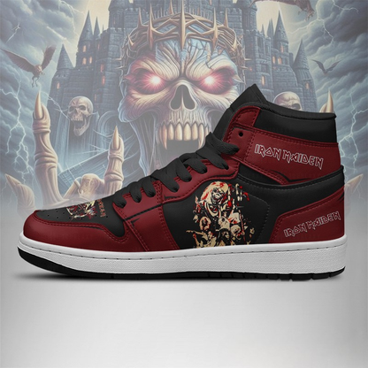 LIMITED EDITION - NEW CUSTOMIZED IRON MAIDEN AIR JORDAN SHOES