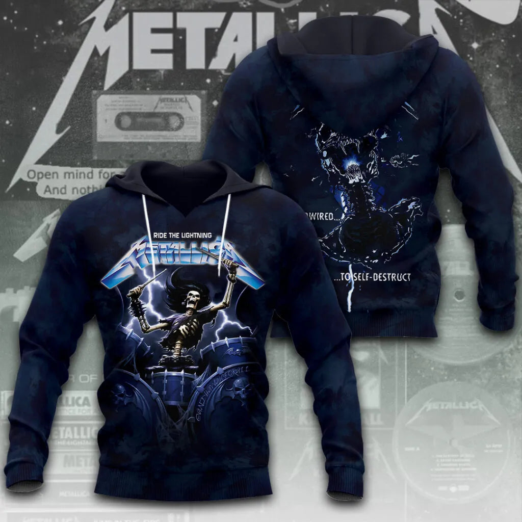 LIMITED EDITION - NEW CUSTOMIZED METALLICA T-SHIRT, HOODIE, ZIP HOODIE