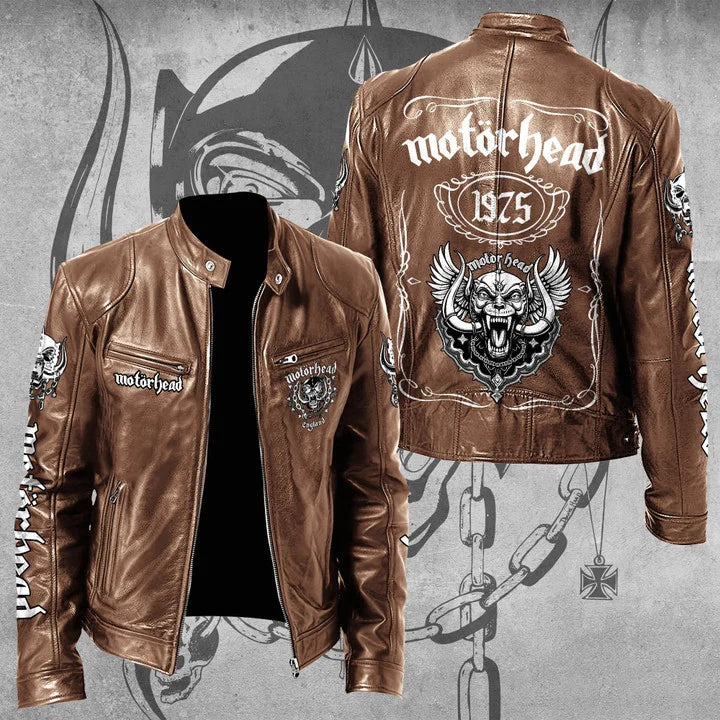 LIMITED EDITION - NEW CUSTOMIZED MOTÖRHEAD MOTORCYCLE LEATHER JACKET