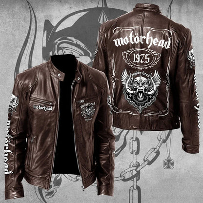 LIMITED EDITION - NEW CUSTOMIZED MOTÖRHEAD MOTORCYCLE LEATHER JACKET