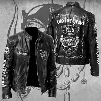 LIMITED EDITION - NEW CUSTOMIZED MOTÖRHEAD MOTORCYCLE LEATHER JACKET