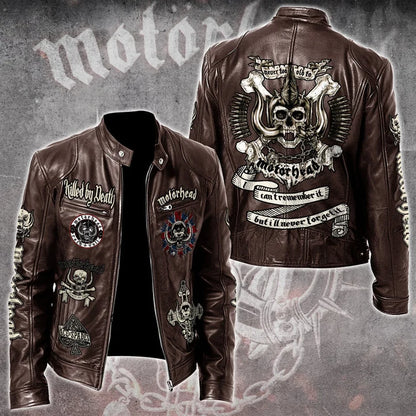 LIMITED EDITION - NEW CUSTOMIZED MOTÖRHEAD MOTORCYCLE LEATHER JACKET