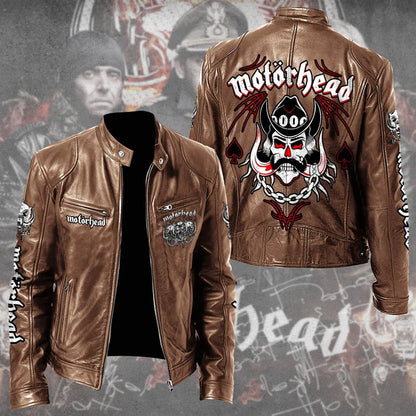 LIMITED EDITION - NEW CUSTOMIZED MOTÖRHEAD MOTORCYCLE LEATHER JACKET