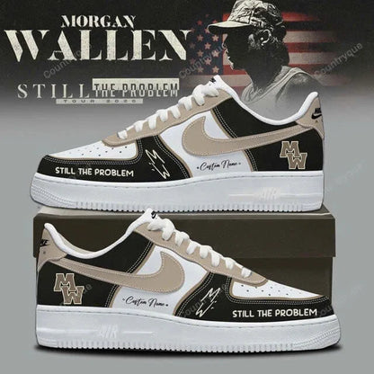 LIMITED EDITION - NEW CUSTOMIZED MORGAN WALLEN AF1 SHOES