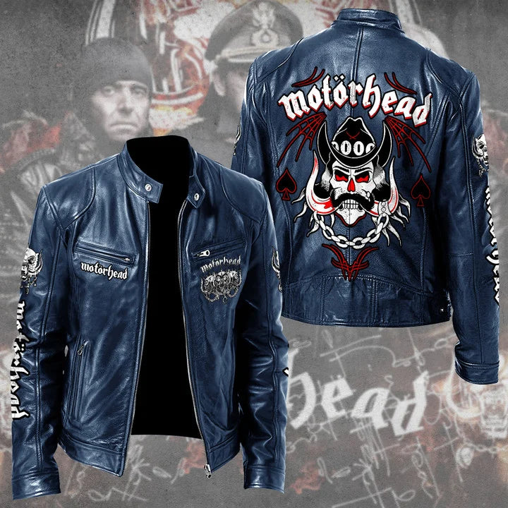 LIMITED EDITION - NEW CUSTOMIZED MOTÖRHEAD MOTORCYCLE LEATHER JACKET