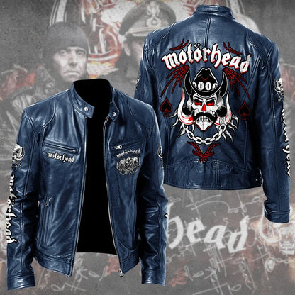 LIMITED EDITION - NEW CUSTOMIZED MOTÖRHEAD MOTORCYCLE LEATHER JACKET