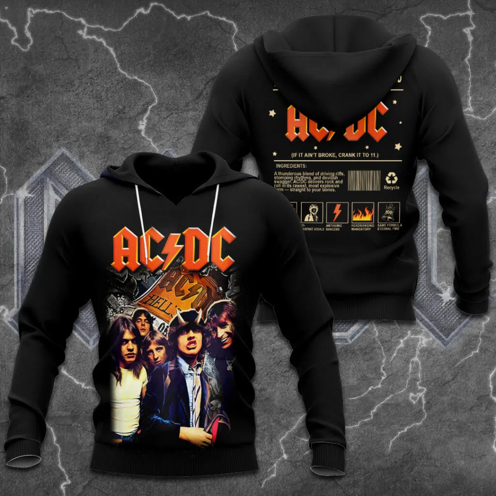 LIMITED EDITION - NEW CUSTOMIZED AC/DC T-SHIRT, HOODIE, ZIP HOODIE