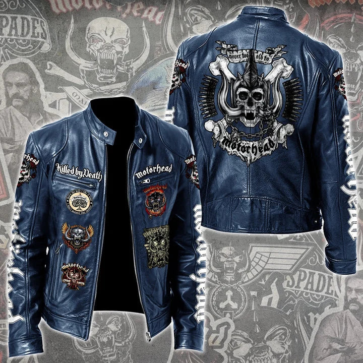 LIMITED EDITION - NEW CUSTOMIZED MOTÖRHEAD MOTORCYCLE LEATHER JACKET