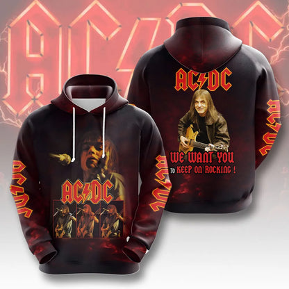 LIMITED EDITION - NEW CUSTOMIZED AC/DC T-SHIRT, HOODIE, ZIP HOODIE