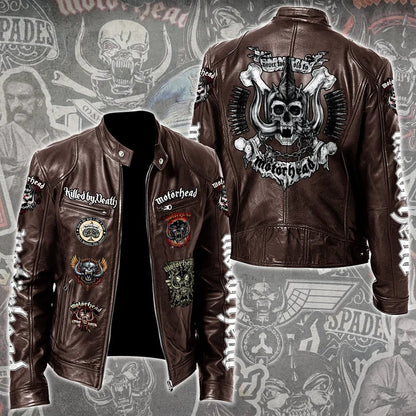 LIMITED EDITION - NEW CUSTOMIZED MOTÖRHEAD MOTORCYCLE LEATHER JACKET