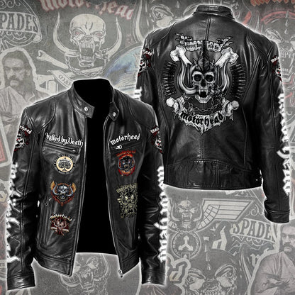 LIMITED EDITION - NEW CUSTOMIZED MOTÖRHEAD MOTORCYCLE LEATHER JACKET