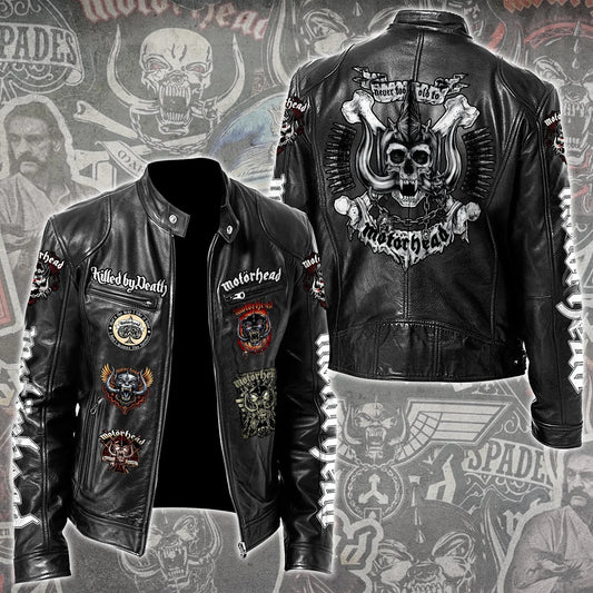 LIMITED EDITION - NEW CUSTOMIZED MOTÖRHEAD MOTORCYCLE LEATHER JACKET