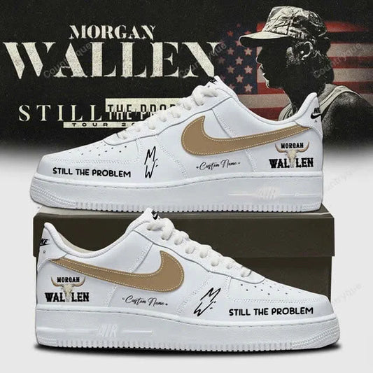 LIMITED EDITION - NEW CUSTOMIZED MORGAN WALLEN AF1 SHOES