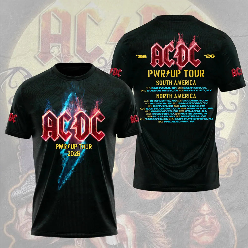 LIMITED EDITION - NEW CUSTOMIZED AC/DC T-SHIRT, HOODIE, ZIP HOODIE
