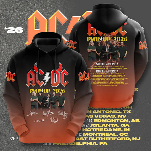LIMITED EDITION - NEW CUSTOMIZED AC/DC T-SHIRT, HOODIE, ZIP HOODIE