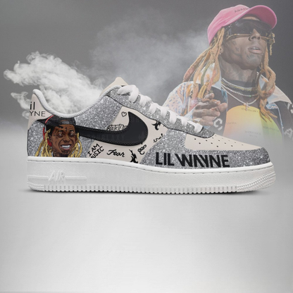 LIMITED EDITION - NEW CUSTOMIZED LIL WAYNE AF1 SHOES