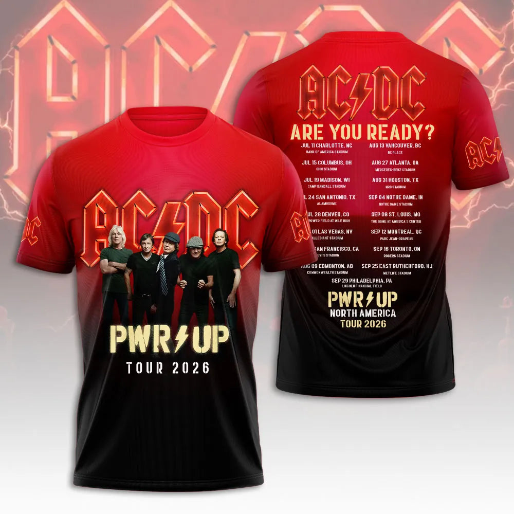 LIMITED EDITION - NEW CUSTOMIZED AC/DC T-SHIRT, HOODIE, ZIP HOODIE
