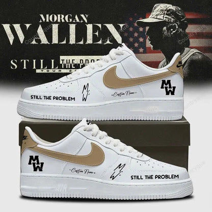 LIMITED EDITION - NEW CUSTOMIZED MORGAN WALLEN AF1 SHOES