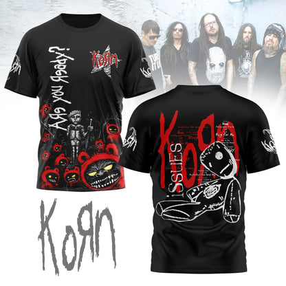 LIMITED EDITION - NEW CUSTOMIZED KORN T-SHIRT, HOODIE, ZIP HOODIE