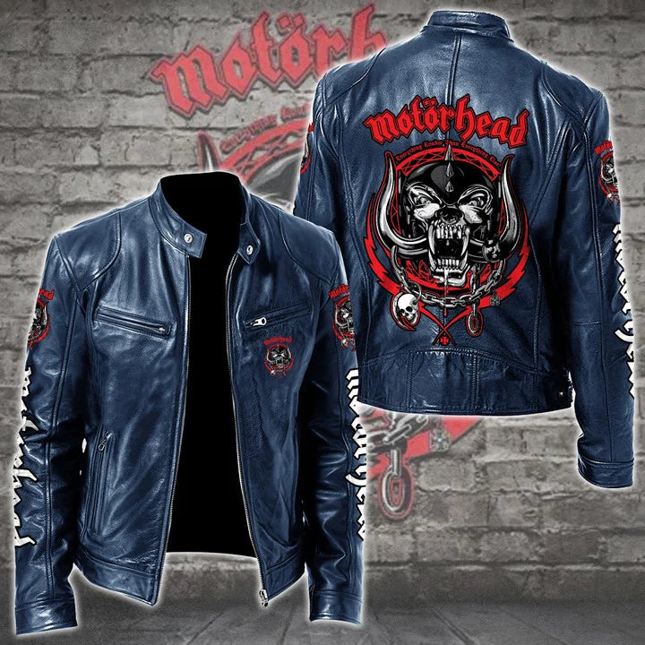 LIMITED EDITION - NEW CUSTOMIZED MOTÖRHEAD MOTORCYCLE LEATHER JACKET