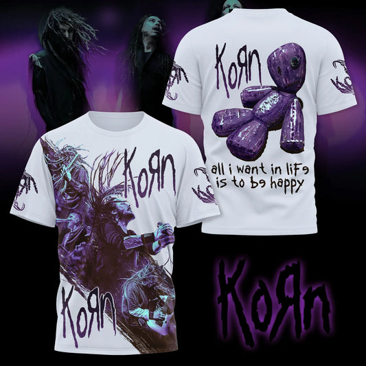 LIMITED EDITION - NEW CUSTOMIZED KORN T-SHIRT, HOODIE, ZIP HOODIE