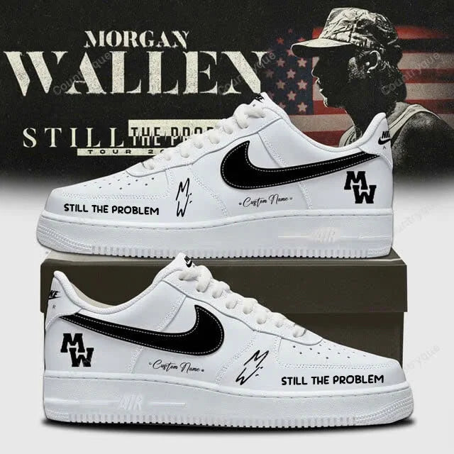 LIMITED EDITION - NEW CUSTOMIZED MORGAN WALLEN AF1 SHOES