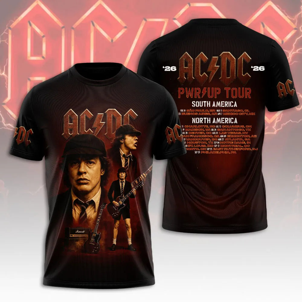 LIMITED EDITION - NEW CUSTOMIZED AC/DC T-SHIRT, HOODIE, ZIP HOODIE