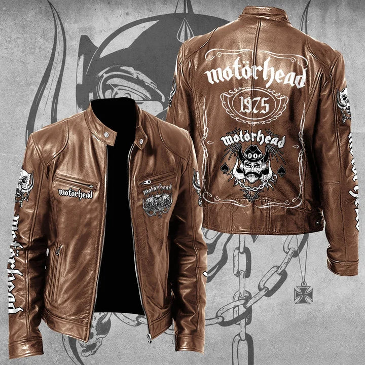 LIMITED EDITION - NEW CUSTOMIZED MOTÖRHEAD MOTORCYCLE LEATHER JACKET