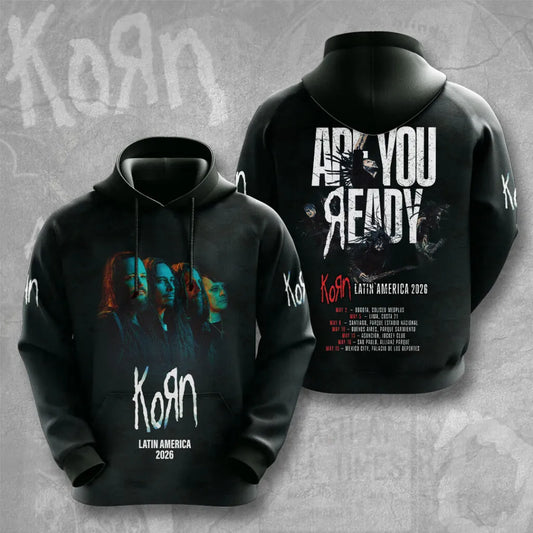 LIMITED EDITION - NEW CUSTOMIZED KORN T-SHIRT, HOODIE, ZIP HOODIE