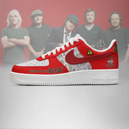 LIMITED EDITION - NEW CUSTOMIZED AC/DC AF1 SHOES