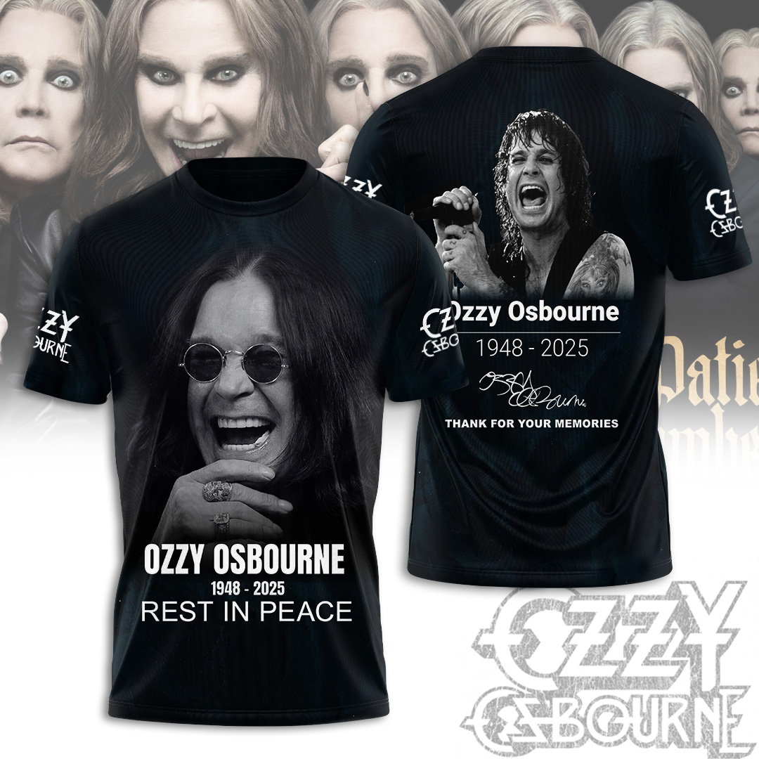 LIMITED EDITION - NEW CUSTOMIZED BLACK SABBATH x OZZY OSBOURNE T-SHIRT, HOODIE, ZIP HOODIE