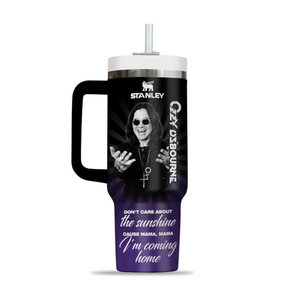 LIMITED EDITION - NEW CUSTOMIZED BLACK SABBATH  X OZZY OSBOURNE 40 OZ TUMBLER