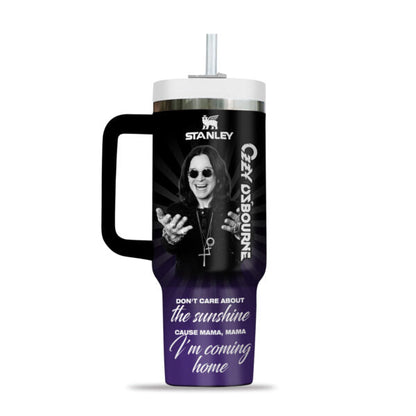 LIMITED EDITION - NEW CUSTOMIZED BLACK SABBATH  X OZZY OSBOURNE 40 OZ TUMBLER